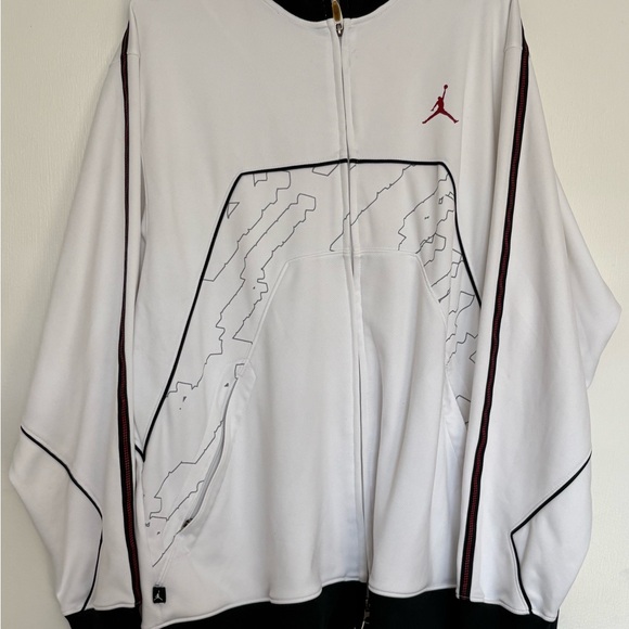Jordan Other - AUTHENTIC Jordan XX2 Mens Vintage 2007 Full Zip Jacket White Jordan Size Medium